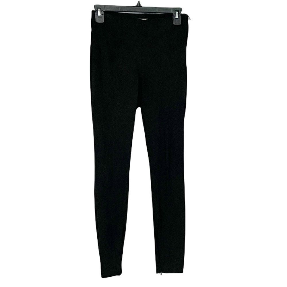 🟢Zara Tarafaluc Collection Black Faux Suede Pants S